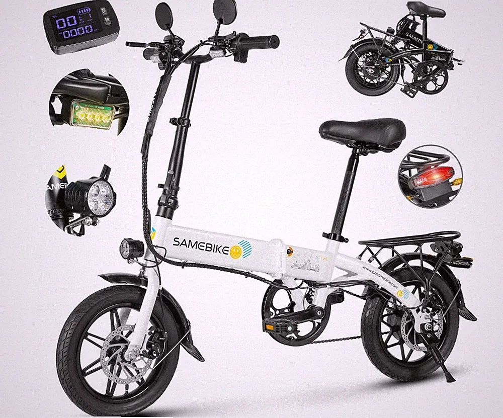14'' Elektrofahrrad 36V 7.8A Folding Electric City E-Bike Pedelec 7-Gänge 35km/h