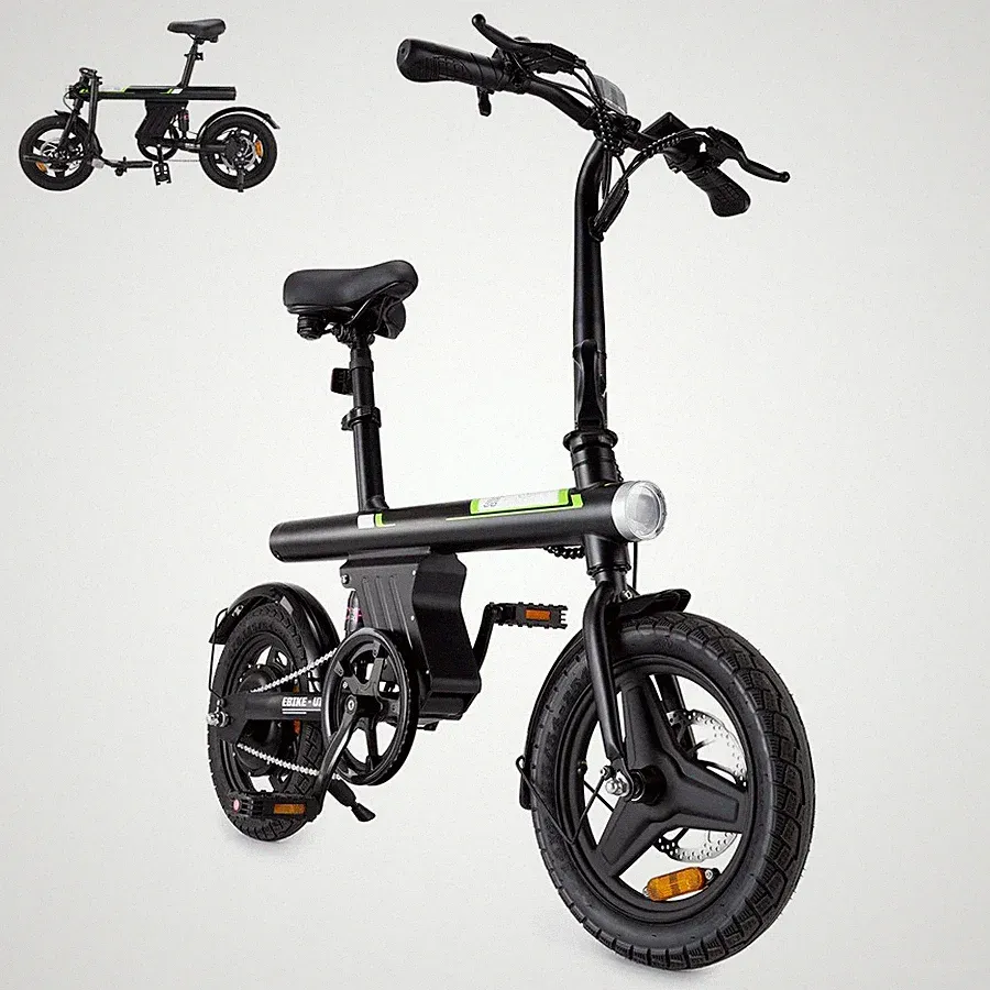 14" Klappbar E-Bike Elektrofahrrad E bike Moped E-City Bike Ultraleicht bis 40km