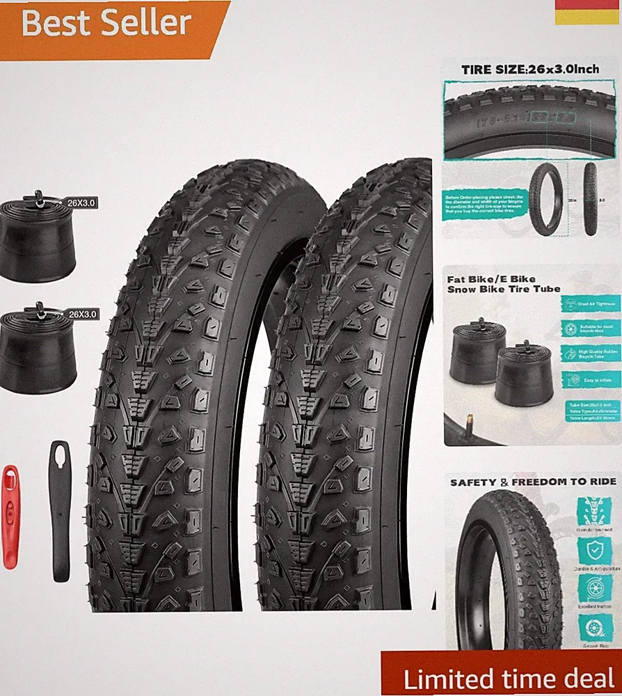 16/20/26X3.0 Zoll E-Bike Reifen Fahrradmäntel kompatibel 76-305/76-406/76-559...