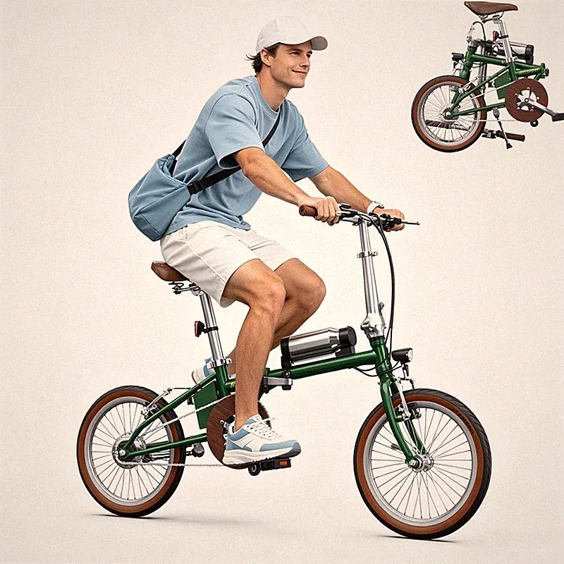 16'' Klapprad City E-Bike 250W Elektrofahrrad 5.2Ah Pedelec Cityräder 25km/h