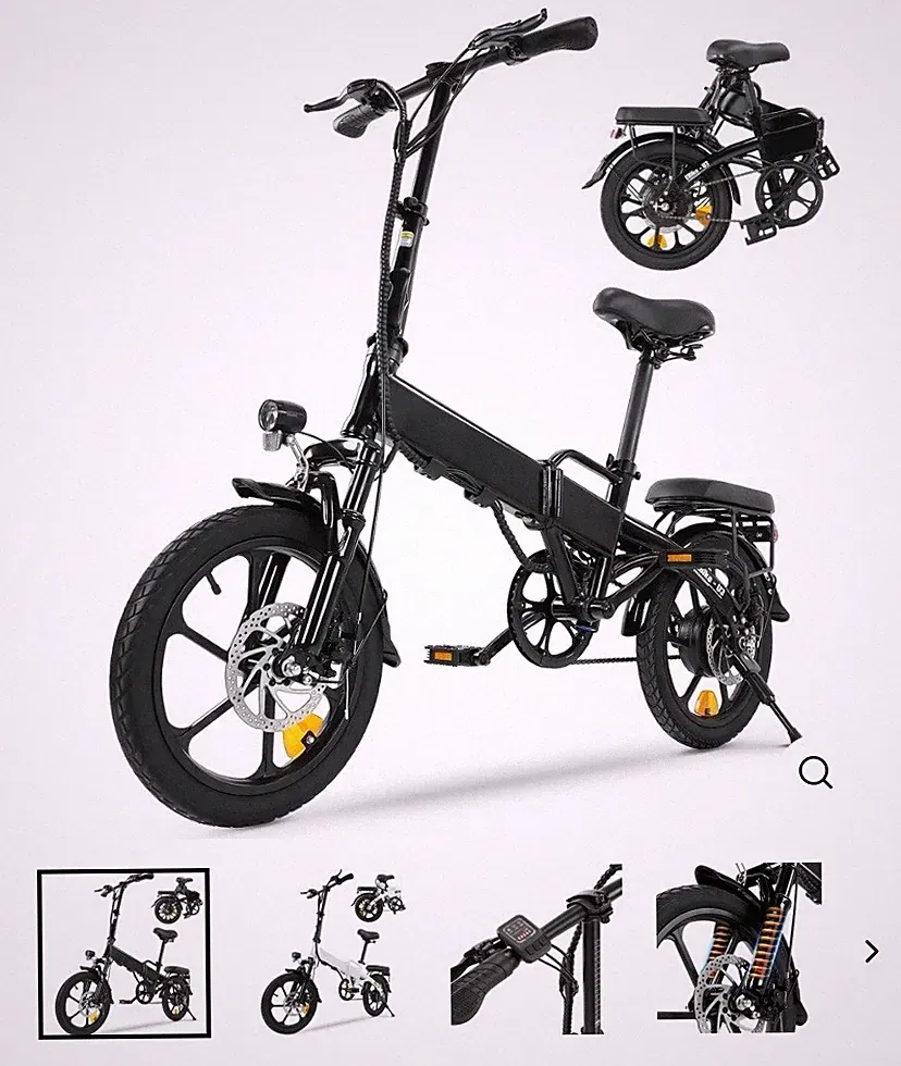 16 Zoll E Bike Pedelec Cityräder Elektrofahrrad 250W 36V Klapprad