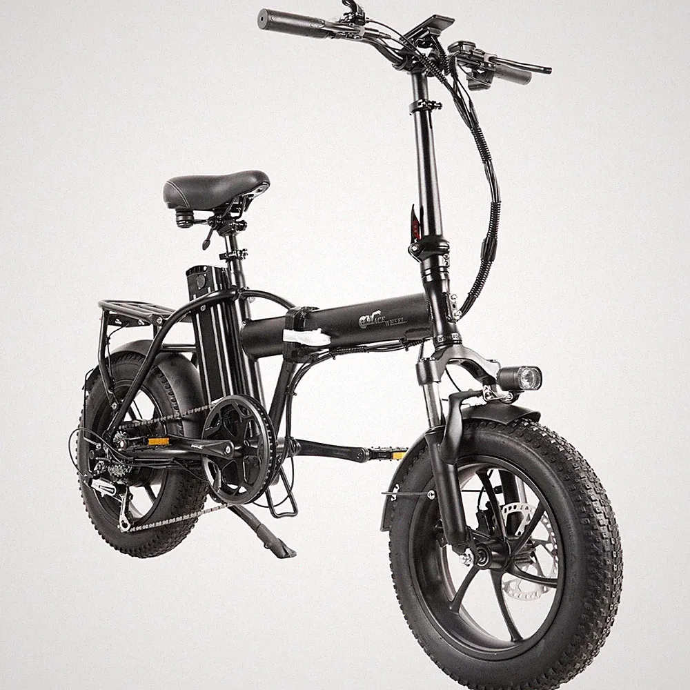 16 Zoll Klappbares Elektrofahrrad Fat Tire ebike 750W Motor 48V 18Ah E-Bike