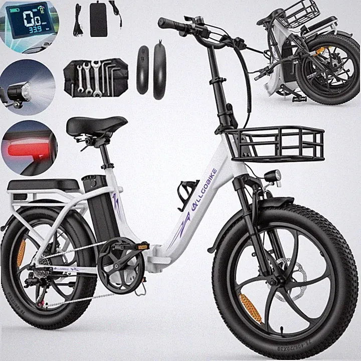 20*3.0 Zoll Elektrofahrrad 48V 20ah Citybike E Bike Klapprad Damen/Herren 150KM