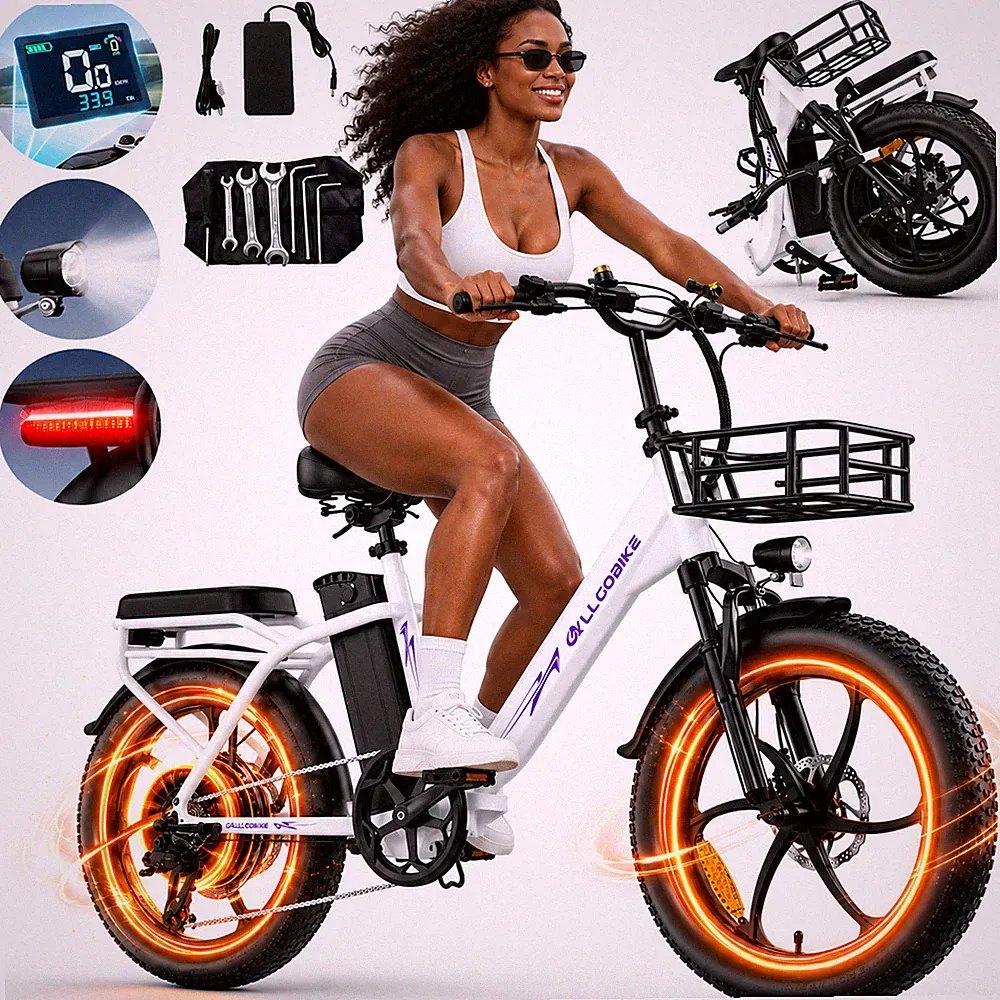 20*3Zoll Elektrofahrrad 48V 20AH Klapprad Commuter E-bike Pedelec 7 Gänge E-MTB