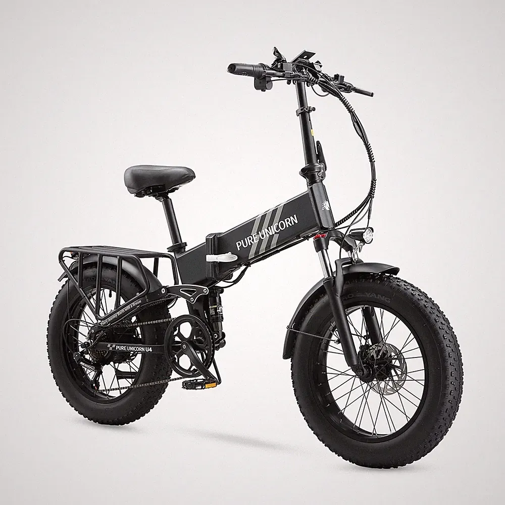 20*4,0'' Fat bike Elektrofahrrad 1000W 15AH Klappbar City E-bike Hydraulikbremse