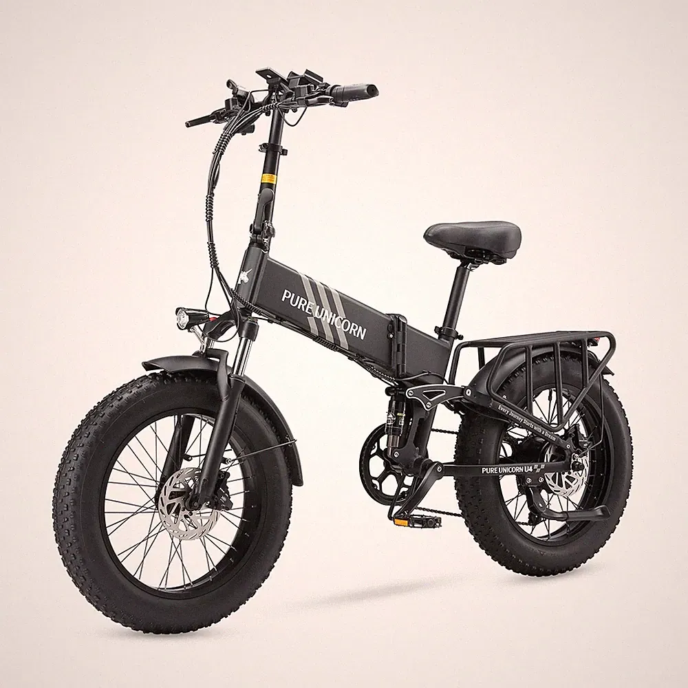 20*4,0'' Fat bike Elektrofahrrad 1000W 15AH Klappbar Hydraulikbremse City E-bike