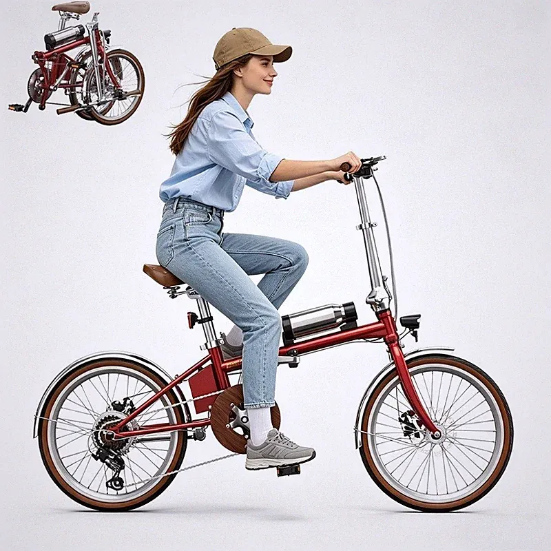 20'' Elektrofahrrad 250W Pedelec 36V5.2Ah Klapprad Shimano 7-Gänge City E-Bike