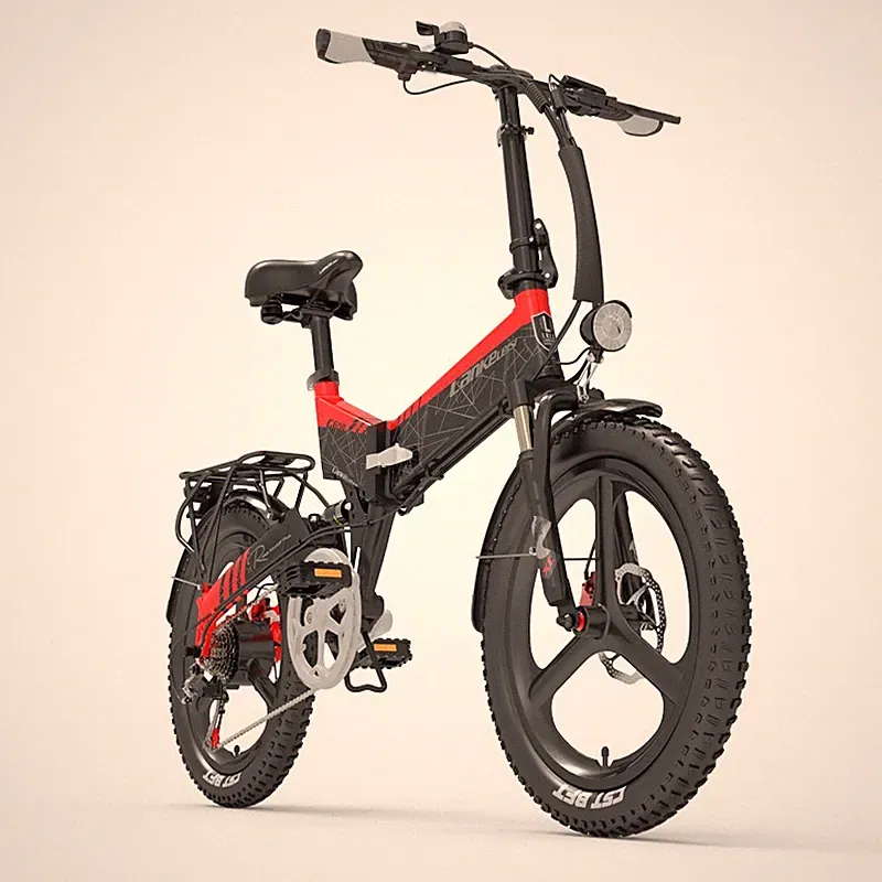 20'' Elektrofahrrad 500W 48V 12.8Ah City E-Bike Klapprad Pedelec Shimano 7-Gänge