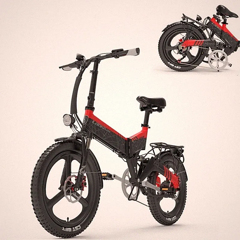 20'' Elektrofahrrad 500W 48V 12.8Ah Klapprad City E-Bike Pedelec Shimano 7-Gänge