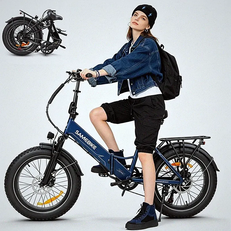 20" Elektrofahrrad Electric Bike 750W Klapprad MTB E-Bike 48V Cityräder 7-Gänge