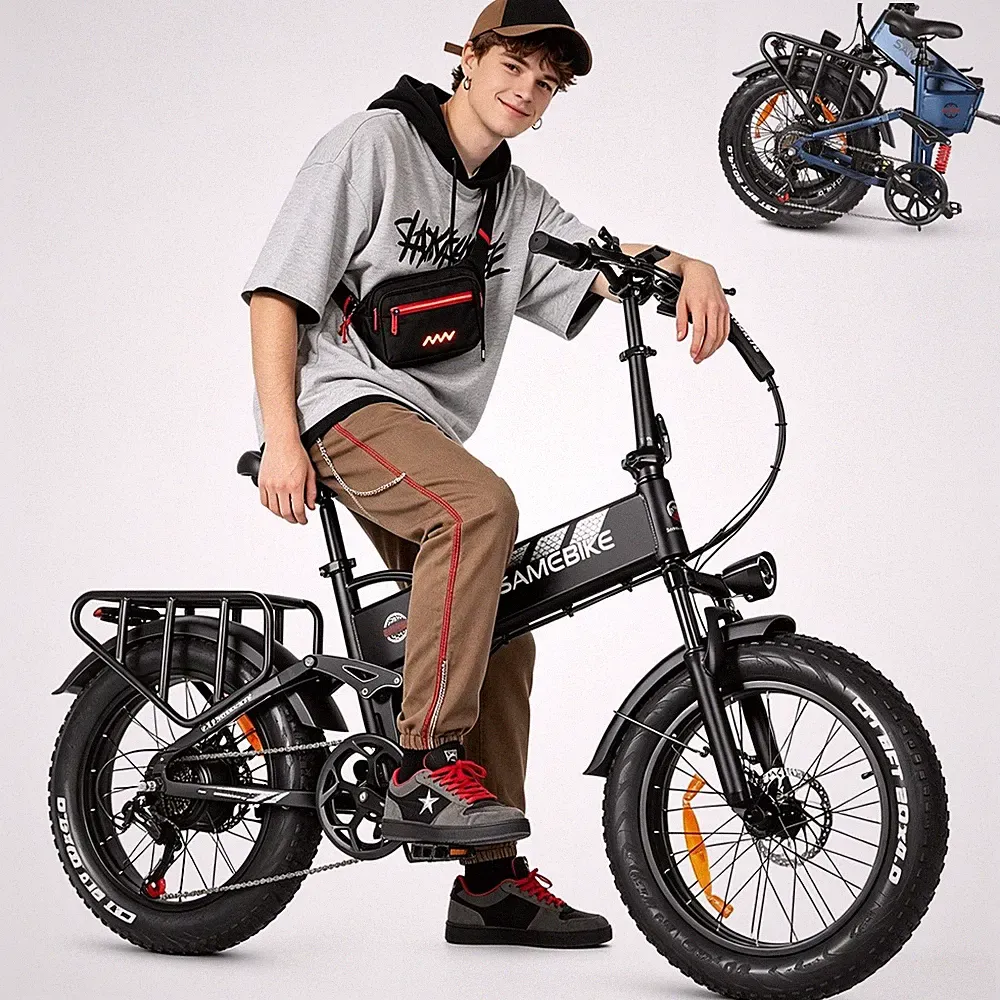 20'' ELEKTROFAHRRAD FAT TIRE FOLDING CITY E-BIKE 48V 15A PEDELEC SHIMANO 7-GÄNGE
