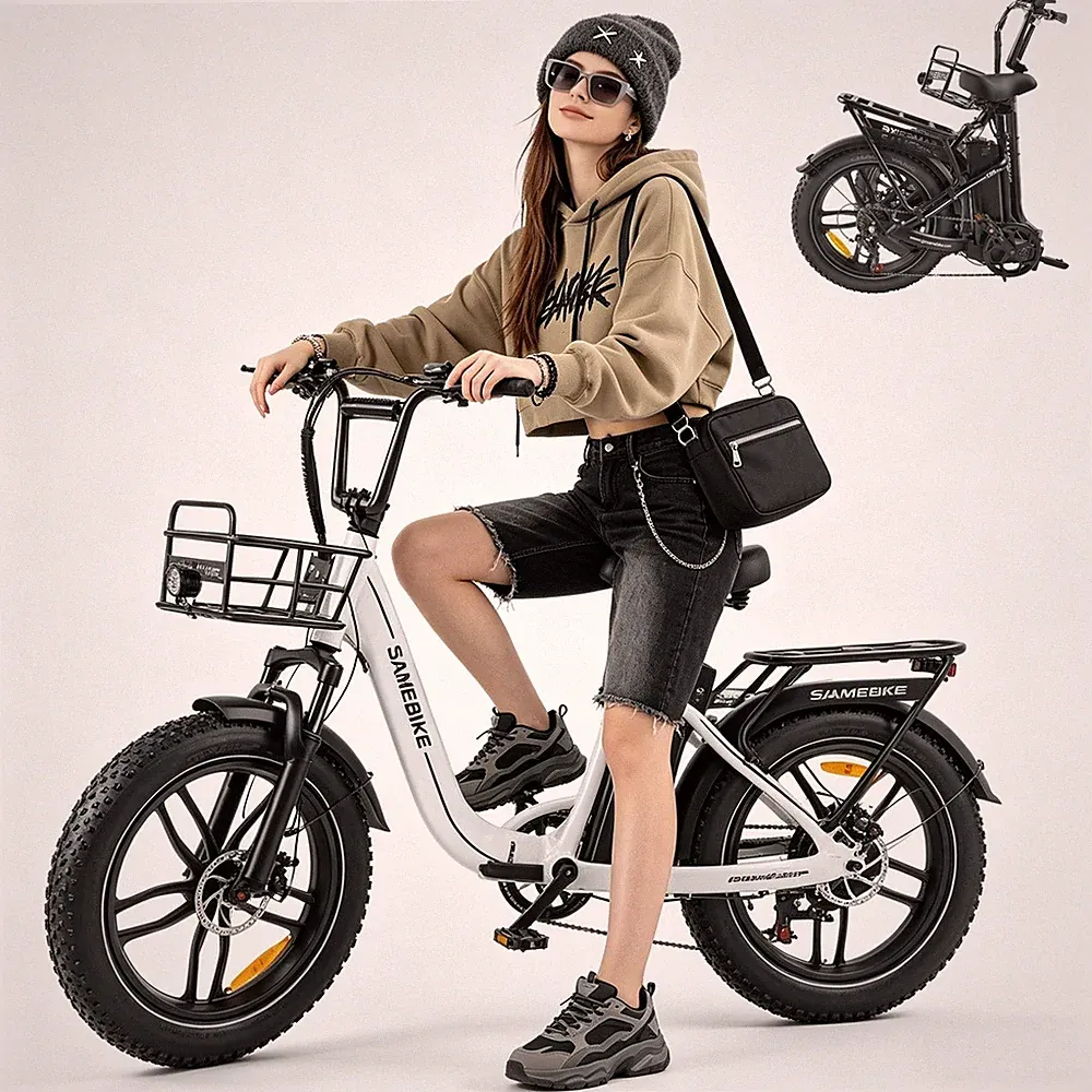 20''elektrofahrrad klapprad 500w 36v 13ah fattire city e-bike pedelec 7-gänge