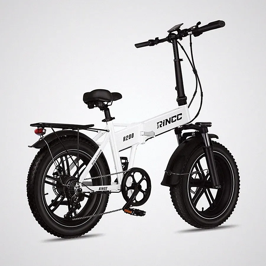 20" Fat Elektrofahrrad Klapprad RINCC City E-Bike 48V 15AH Shimano 7Gang LCD EU