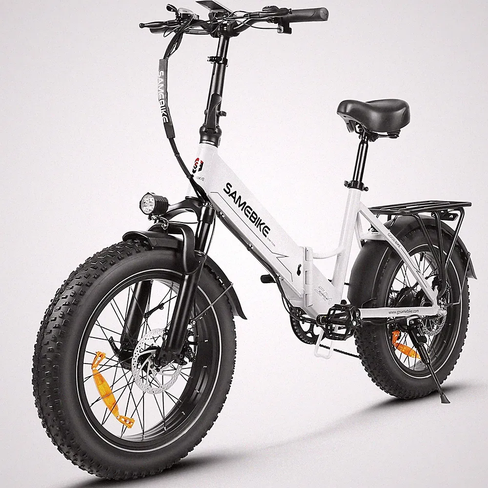 20'' Fat Tire Elektrofahrrad 750W 48V 13AH Klapprad City E-Bike Shimano 7-Gänge