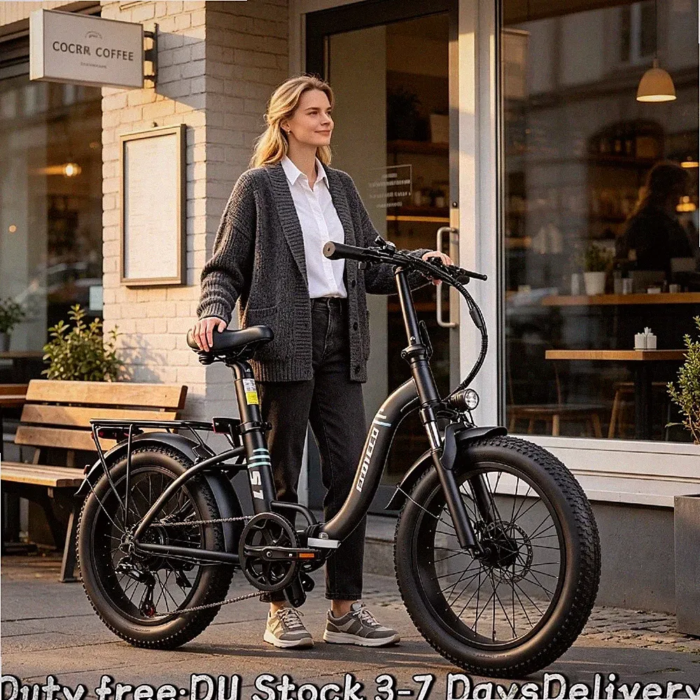 20" Fatbike Klapprad Elektrofahrrad 250W 10.4AH Pedelec City E-Bike EBYCCO S1