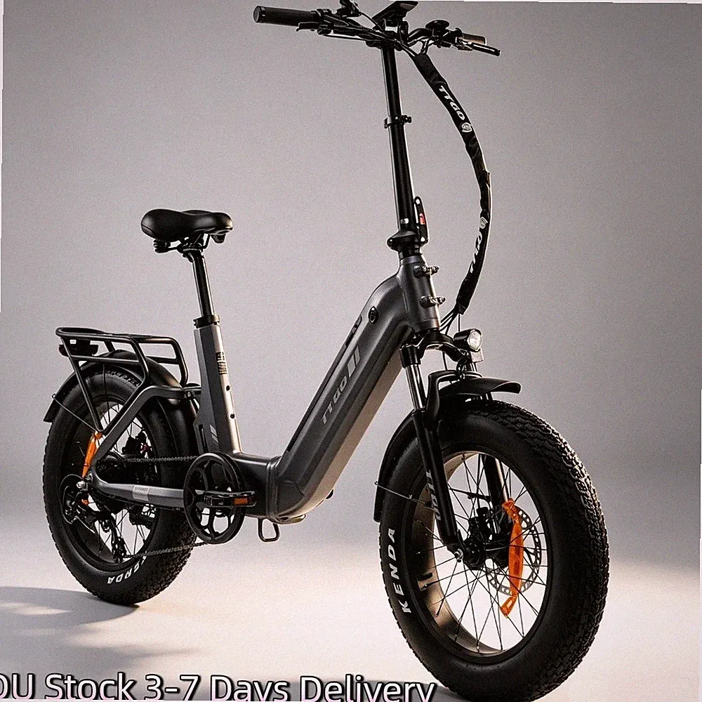 20'' Fetter Reifen Elektrofahrrad 48V 18AH E-Bike Klapprad 7 Gänge E-City Bike