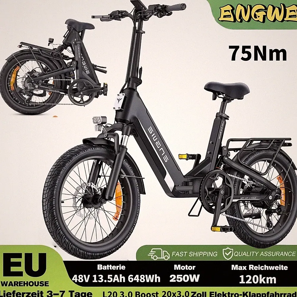 E-Bike Klapprad Akku-Kapazität