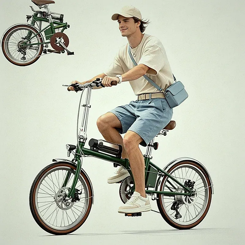 20'' Klapprad City E-Bike 250W Elektrofahrrad Pedelec Cityräder Shimano 7-Gänge