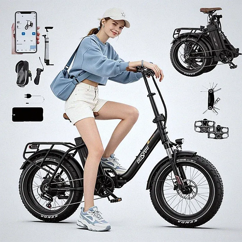 20''Klapprad City eBike 18Ah Elektrofahrrad E-Bike 500W Pedelec Shimano 7 -Gänge