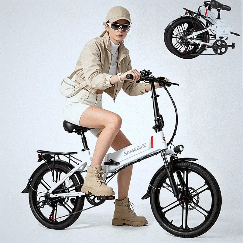 20" Klapprad E-Bike 350W Faltbares Elektrofahrrad 48V/10,4Ah Pedelec City E-Bike
