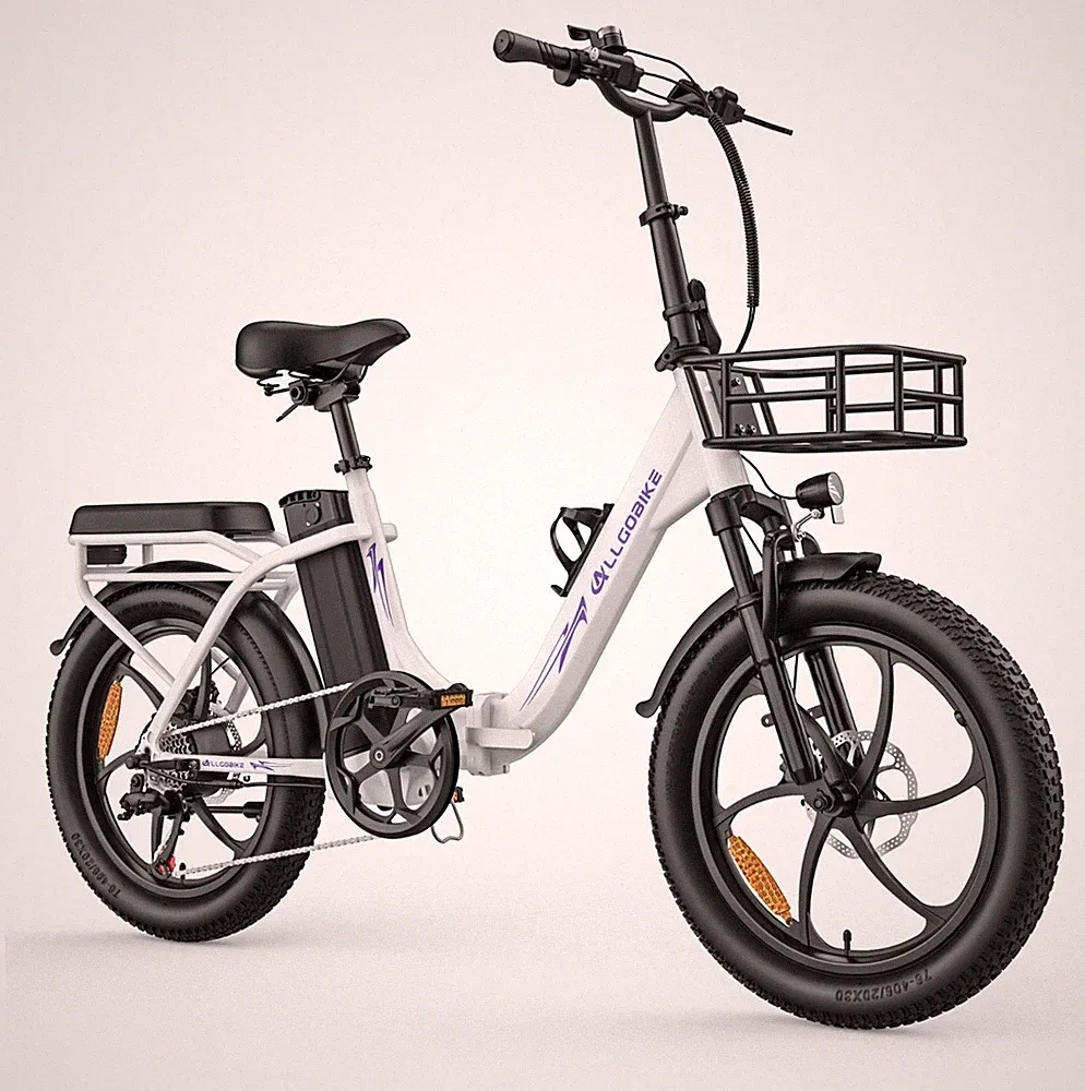 20 Zoll City E-Bike Herren/Damen 48V 20AH Klapprad Fatbike Elektrofahrrad 150KM