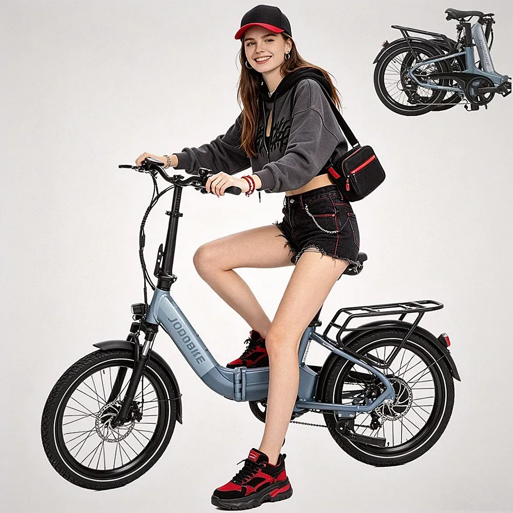 20 Zoll City E-Bike Klapprad 360W, 100km, 10Ah Elektrofahrrad Pedelec 7-Gänge