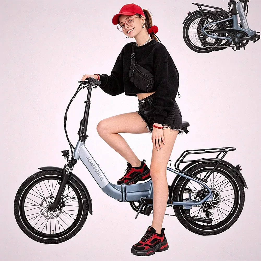 20 Zoll City E-Bike Klapprad 360W, 100km, 10Ah Elektrofahrrad Pedelec 7-Gänge