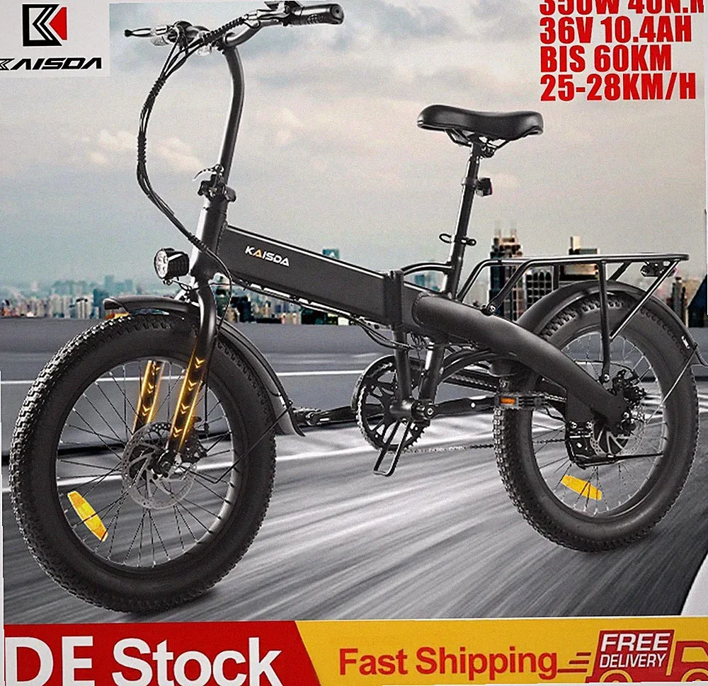 20 Zoll E Bike Pedelec Cityräder Elektrofahrrad 250W 10.4Ah Klapprad Citybike