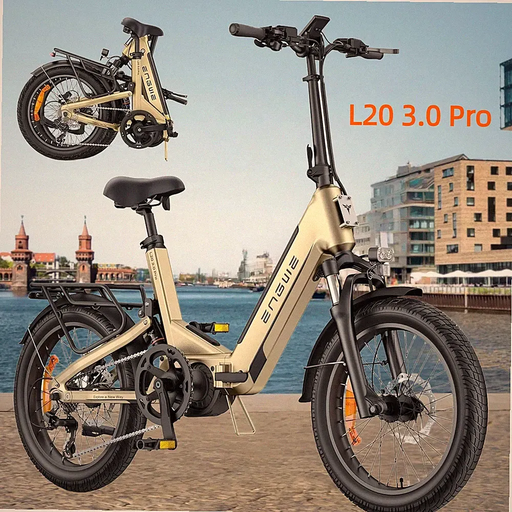 20 Zoll Elektrofahrrad 250W 15AH E-Bike Herren/Damen City EBike 25KM/H Klapprad