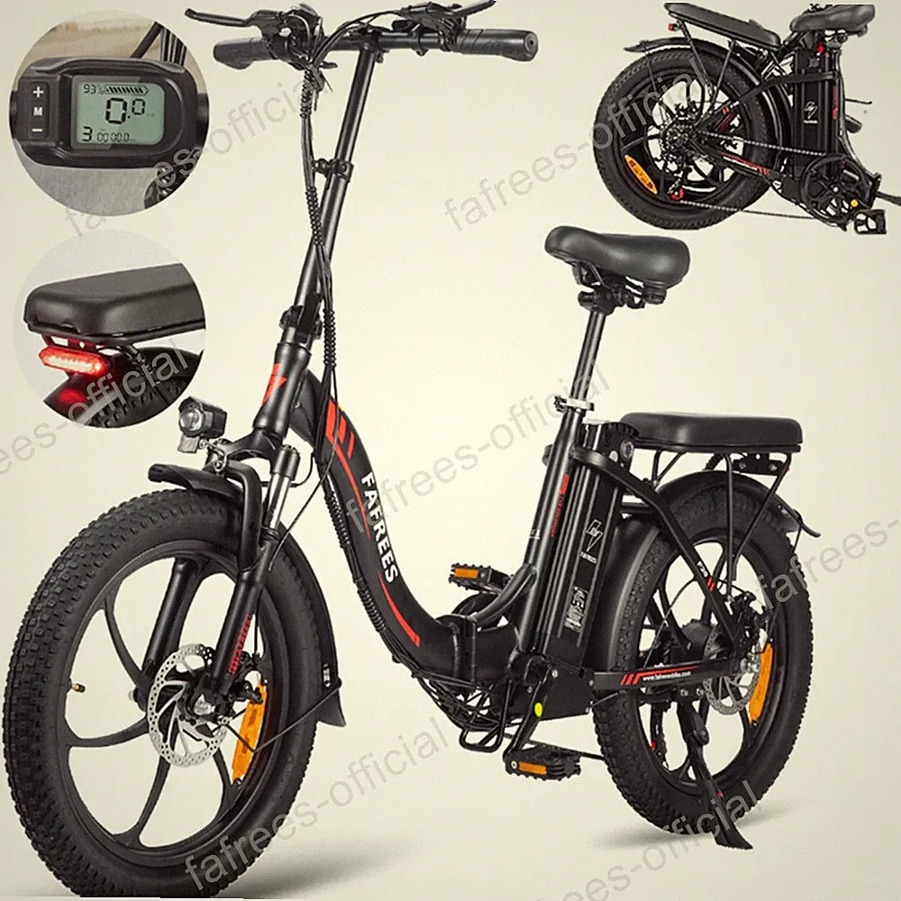20 Zoll Elektrofahrrad 250W E-Bike Klapprad 36V18AH Cityrad Pedelec 25km/h Moped