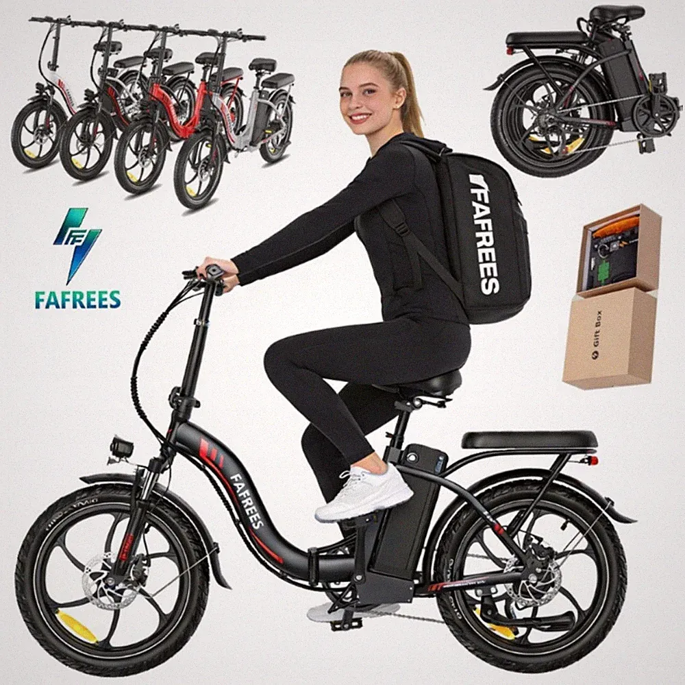 20 Zoll Elektrofahrrad 250W Klappbar Mountainbike E-Bike 36V 20AH Cityräder MTB