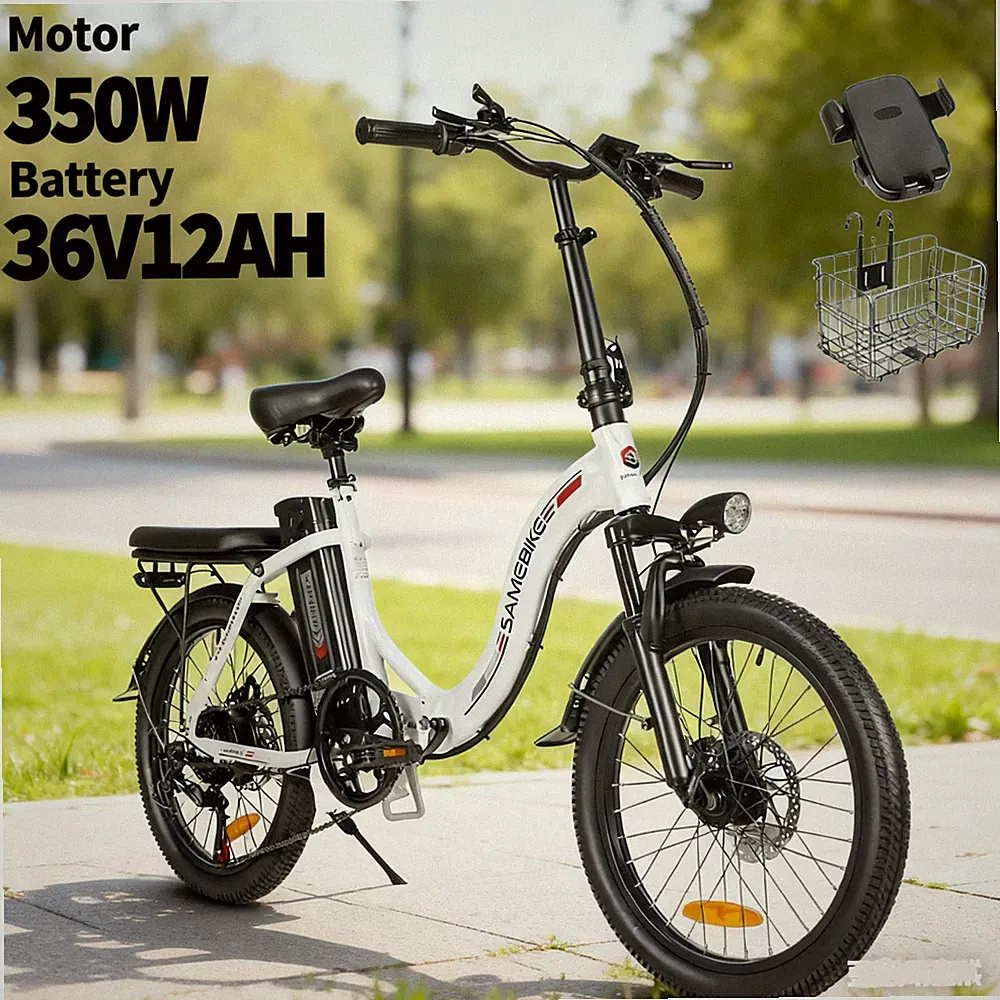 20 Zoll Elektrofahrrad 350W 12ah E-Bike Herren/Damen City EBike 32KM/H Klapprad
