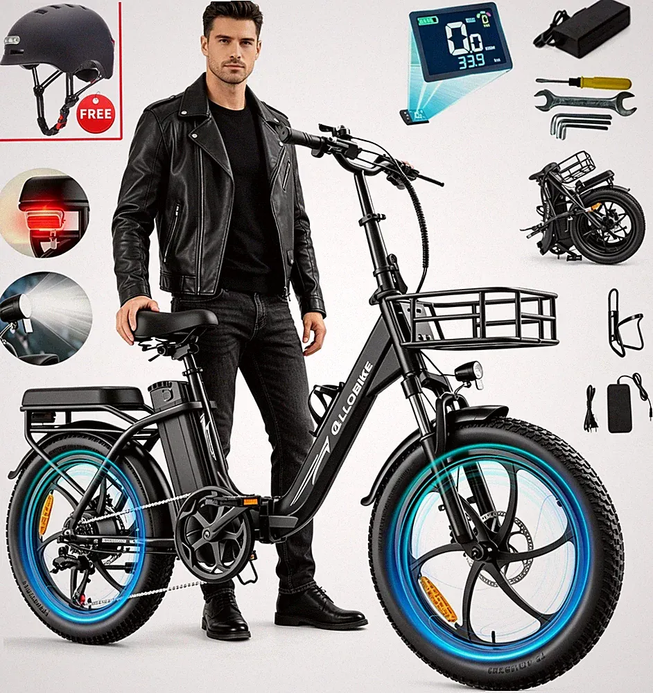 20 Zoll Elektrofahrrad 48V 20AH Klapprad E-Bike 150km Herren E-Citybike Pedelec