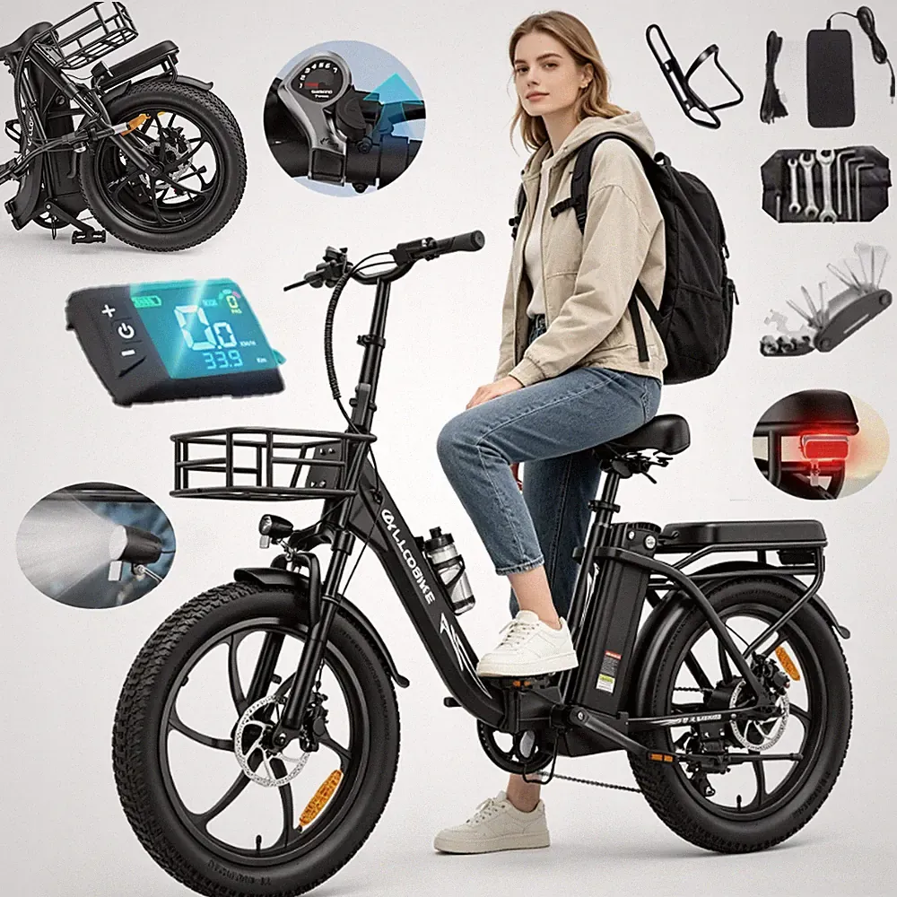 20 Zoll Elektrofahrrad Damen 48V 20AH Klapprad City E-Bike 150km 32KM/H Fatbike