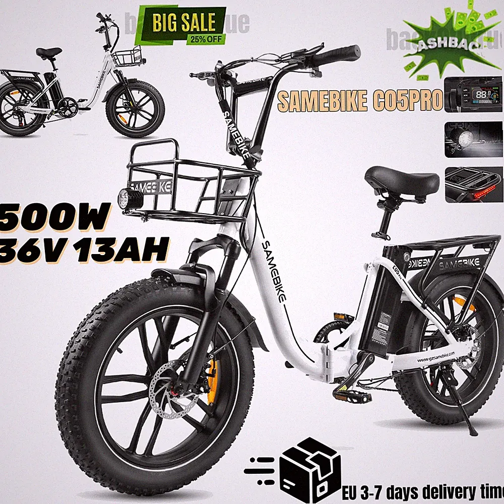 20 Zoll Elektrofahrrad klapprad 500W 468WH Pendeln Stadt E-City Bike mit korb