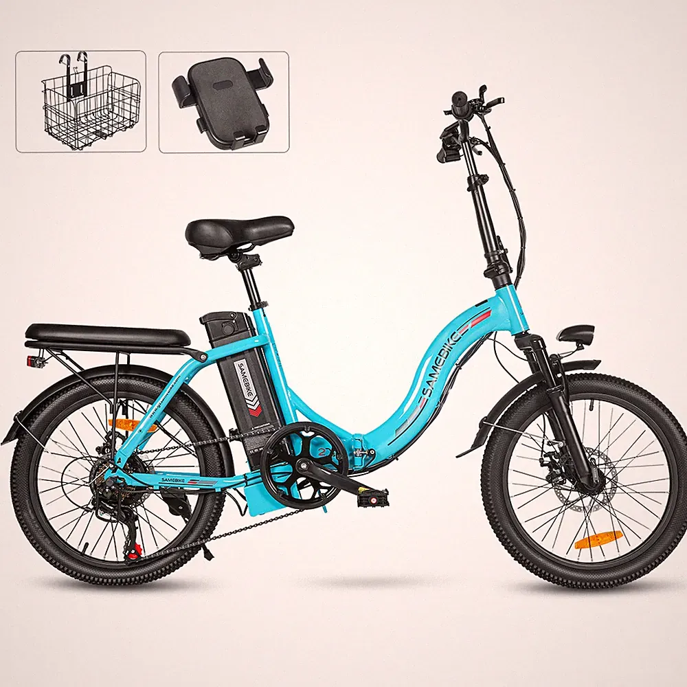20 Zoll Elektrofahrrad Klapprad E-Bike 250W Pendler Pedelec 36V City Bike 25KM/H