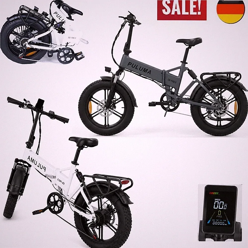 20 Zoll Elektrofahrrad Klapprad E-Bike 720WH Pedelec Cityräder 48V E Moped bike