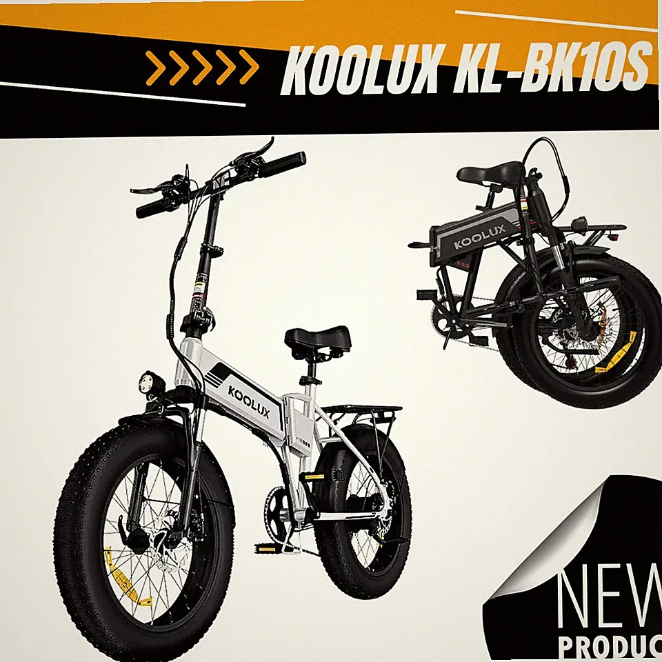 20 Zoll Elektrofahrrad KOOLUX BK10S Klappbar 48V 500W E-Cityrad 13Ah E-Bike NEU