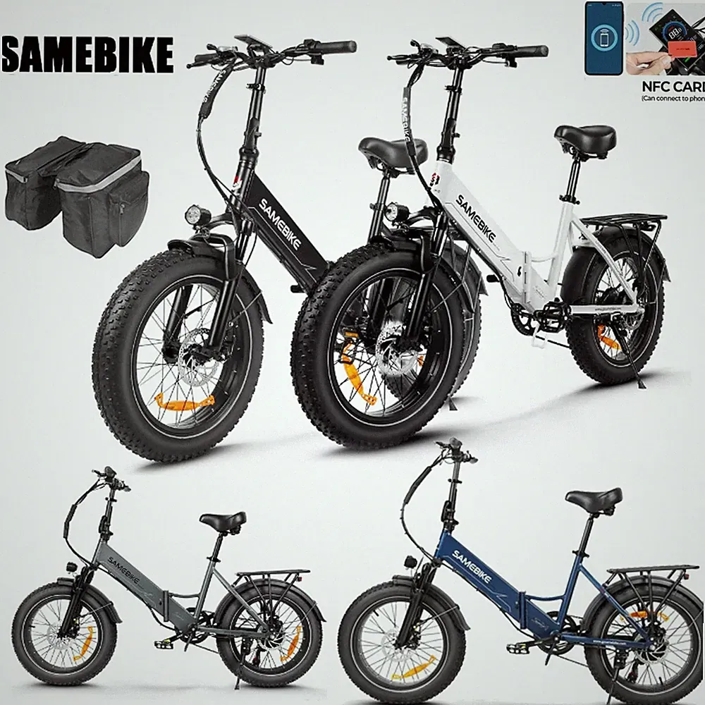 20 ZOLL Elektrofahrrad SAMEBIKE LOTDM200-II 48V 13ah Klapprad Fatbike E-Bike NFC