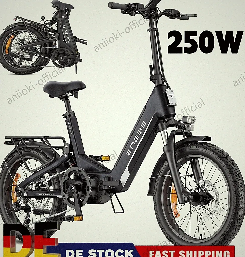 20 Zoll ENGWE L20 3.0 Pro Elektrofahrrad 48V 250W E-Bike Klapprad E-City Bike EU