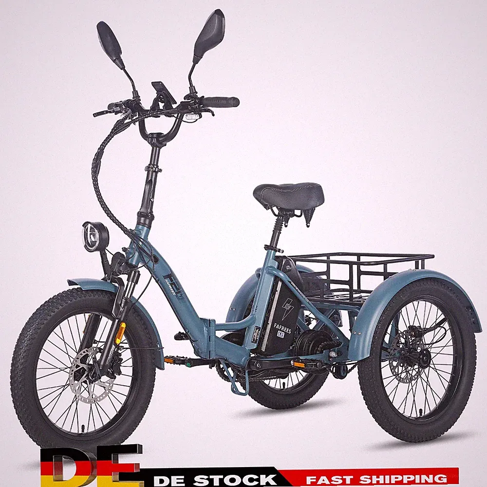 20 zoll FAFREES 21Ah Elektro Dreirad 48V Klapprad 3 Räder E-Bike F20 MATE NEU