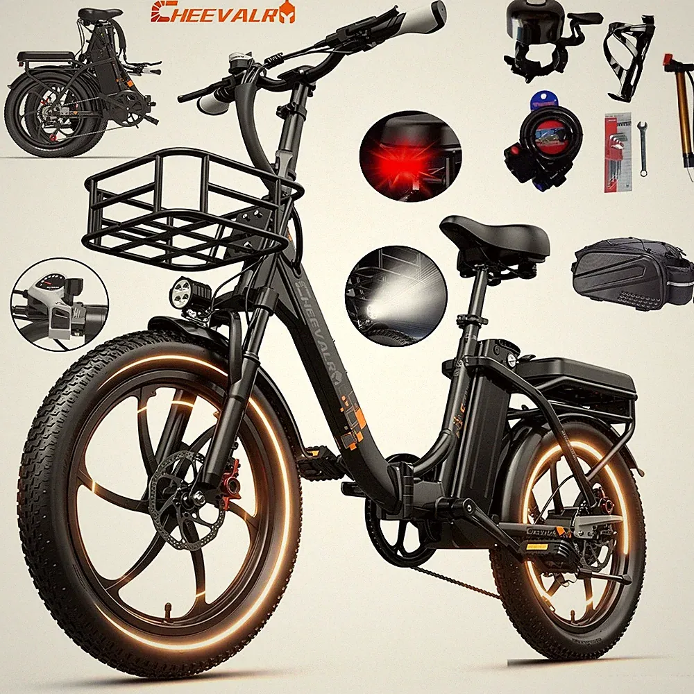 20 Zoll Fat Tire Elektrofahrrad Herren/Damen 48V 20AH Klapprad City E-Bike 180KM