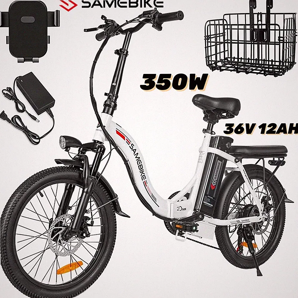 20 Zoll Klappbar Elektrofahrrad Samebike CY20 350W E-Bike 12AH Fatbike 32KM/H
