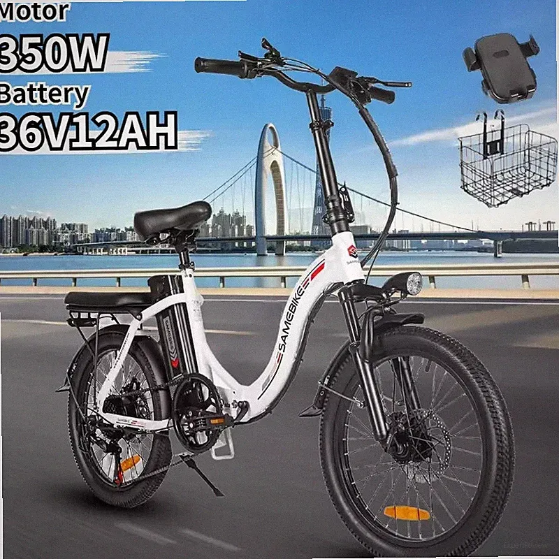 20 Zoll Klappbar Elektrofahrrad Samebike CY20 350W E-Bike 12AH Fatbike 32KM/H