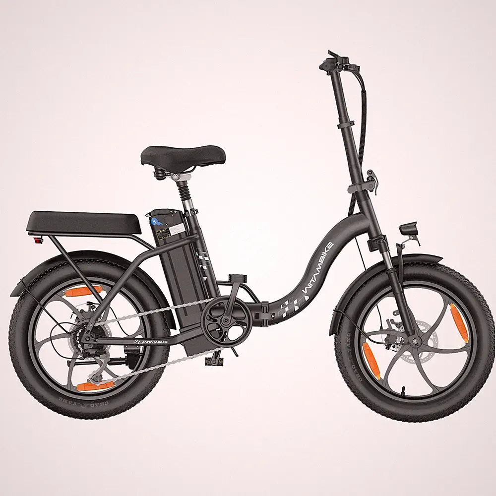 20-Zoll klappbares Elektro-Fahrrad 250W E-Bike 48V 16Ah bis 32 km/h mit LCD