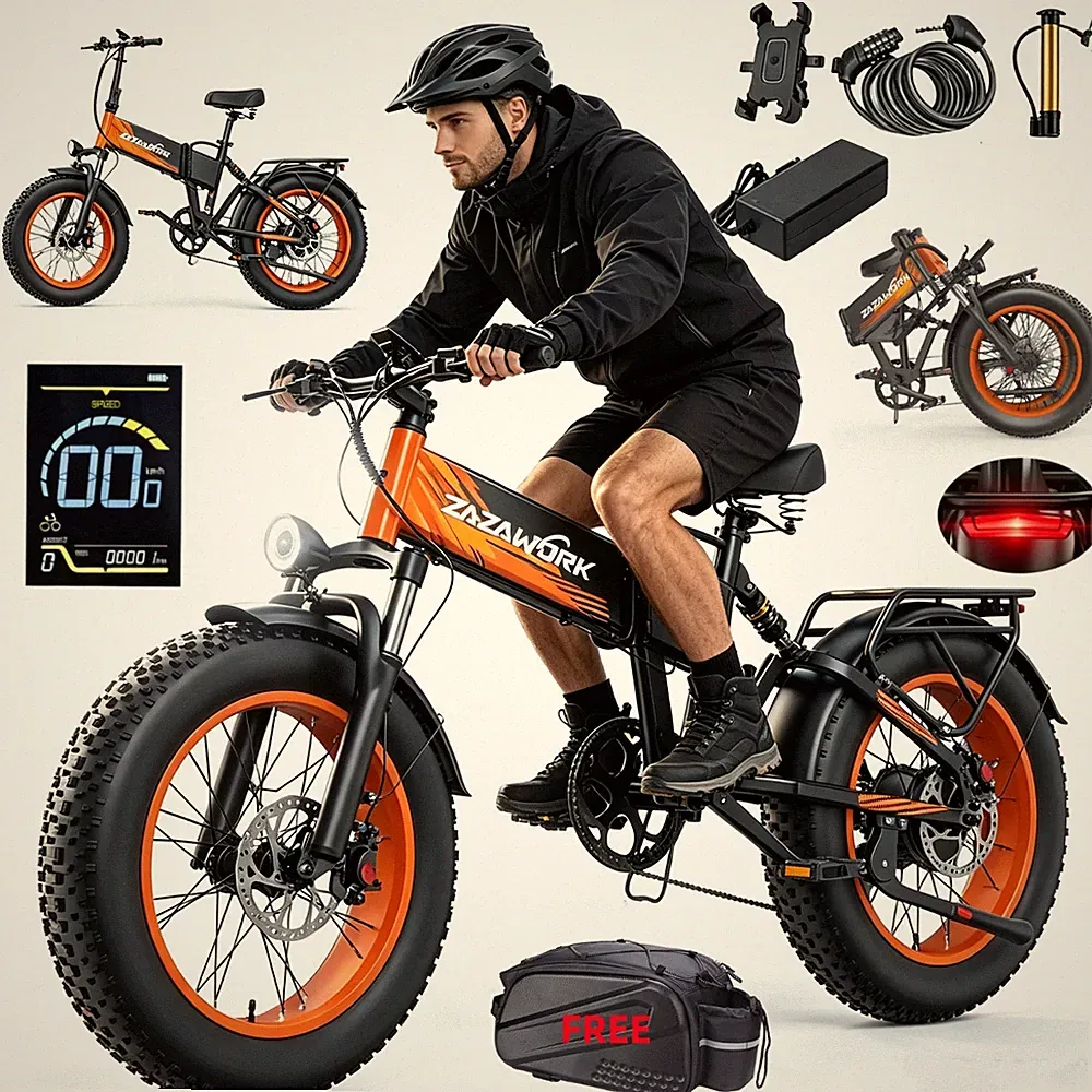 20 Zoll Klapprad E-Bike 1000W Herren E-Mountainbike 960Wh Elektrofahrrad 45km/h
