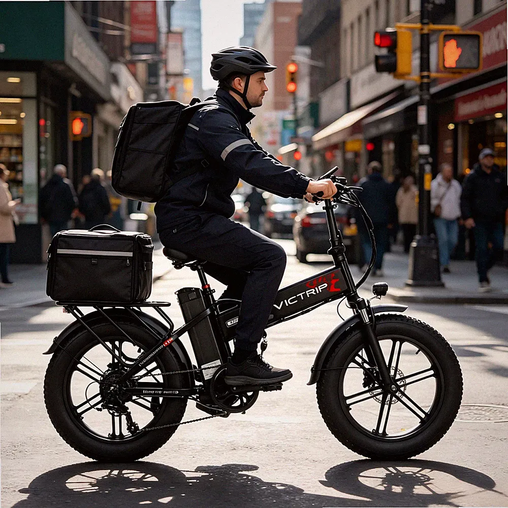 20 Zoll Klapprad Elektrofahrrad 48V 40Ah Dual Akkus City E-Bike Bis 240KM