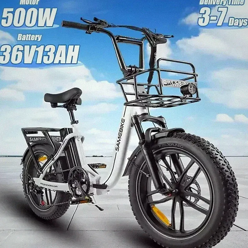 20 Zoll Samebike Elektrofahrrad 500W 36V 13Ah Herren/Damen E-City bike Klapprad