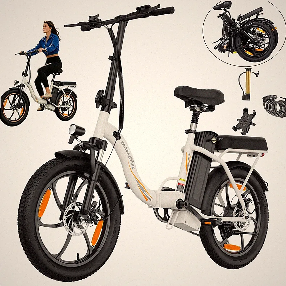 20 Zoll ZAZAWORK C16 Elektrofahrrad Faltbares E Bike 48V 16AH Fahrrad klapprad