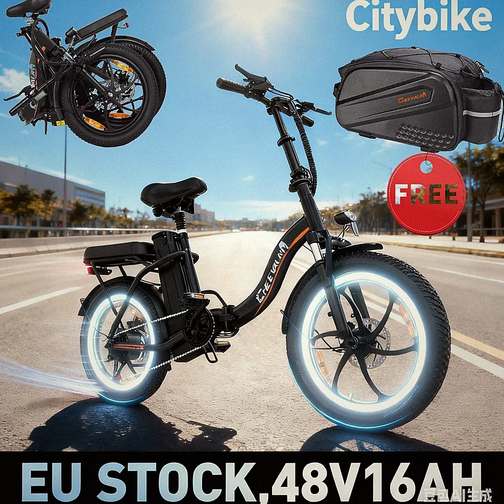 20Zoll Elektrofahrrad Klapprad E-Bike 500W Shimano Pedelec Citybike 120KM Damen